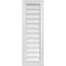 Ekena Millwork Vertical Surface Mount PVC Gable Vent w/ 2"W x 2"H , Brickmould Sill Frame, 12"W x 36"H GVPVE12X3603SN - alternate 1
